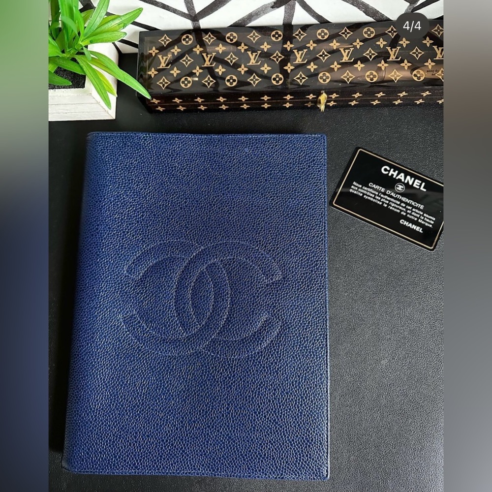 Chanel notebook/ agenda cover - caviar
